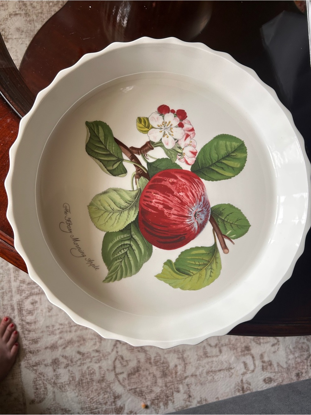 Portmeirion Pomona quiche dish